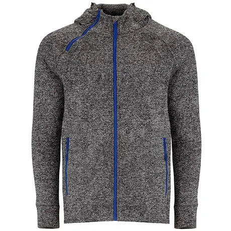 Chaqueta de punto felpado con capucha