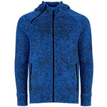 Chaqueta de punto felpado con capucha