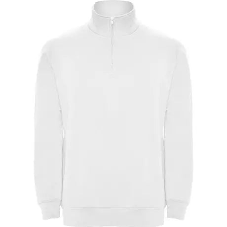 Sweatshirt Aneto com meio fecho e gola alta