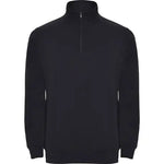 Sweatshirt Aneto com meio fecho e gola alta