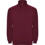 Sweatshirt Aneto com meio fecho e gola alta
