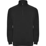 Sweatshirt Aneto com meio fecho e gola alta