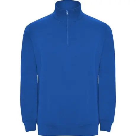 Sweatshirt Aneto com meio fecho e gola alta
