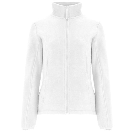 Chaqueta polar de mujer, con cuello alto forrado