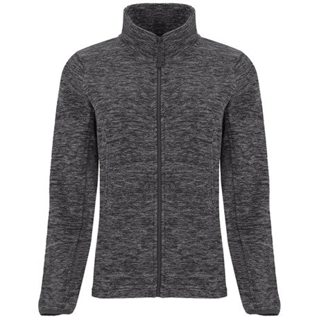 Chaqueta polar de mujer, con cuello alto forrado