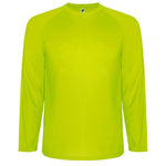 T-shirt técnica raglan de manga comprida
