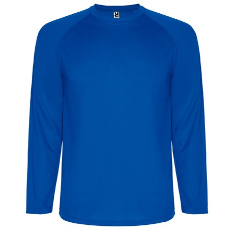 T-shirt técnica raglan de manga comprida