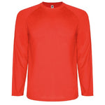 T-shirt técnica raglan de manga comprida