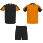 Conjunto desportivo unissexo composto por 2 t-shirts + 1 calça.