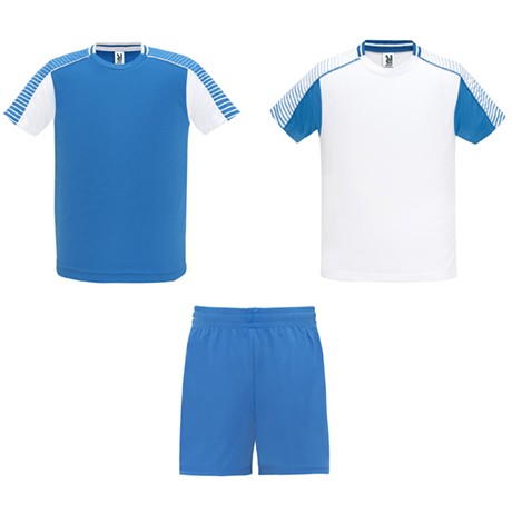 Conjunto desportivo unissexo composto por 2 t-shirts + 1 calça.
