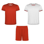 Conjunto desportivo unissexo de CORRIDA composto por 2 t-shirts + 1 calça.