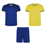 Conjunto desportivo unissexo de CORRIDA composto por 2 t-shirts + 1 calça.