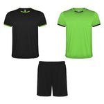 Conjunto desportivo unissexo de CORRIDA composto por 2 t-shirts + 1 calça.