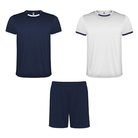 Conjunto desportivo unissexo de CORRIDA composto por 2 t-shirts + 1 calça.