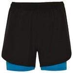 Pantalón corto deportivo para mujer con malla interior