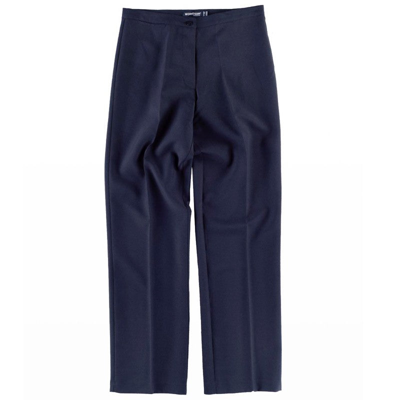 Pantalón de mujer con cinturilla y con pinzas