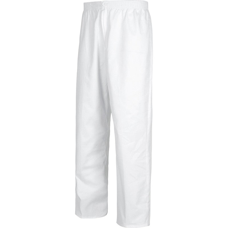 Calça cirúrgica de perna direita com cós elástico. 100% algodão.