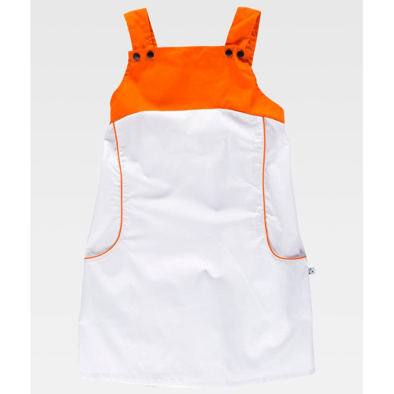 Pichi tirantes de clip, con elástico en la espalda, bicolor