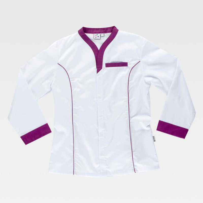 Bata entallada manga larga