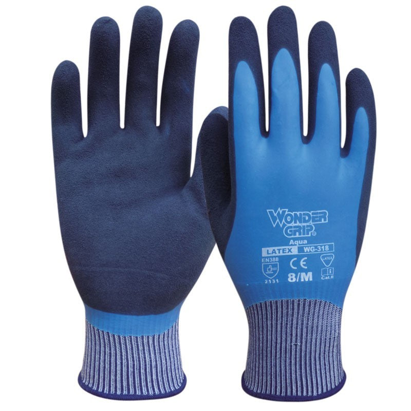 Guante impermeable para trabajos en entornos húmedos AQUA SAFETOP G318