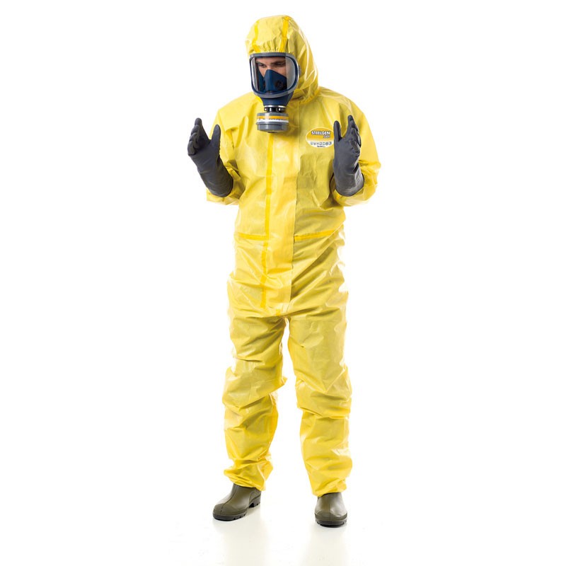 Buzo desechable riesgo químico tipo 3, 4, 5 y 6