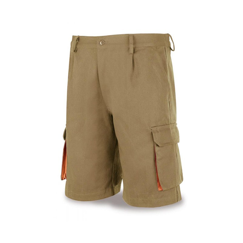 Bermudas de algodão com vários bolsos