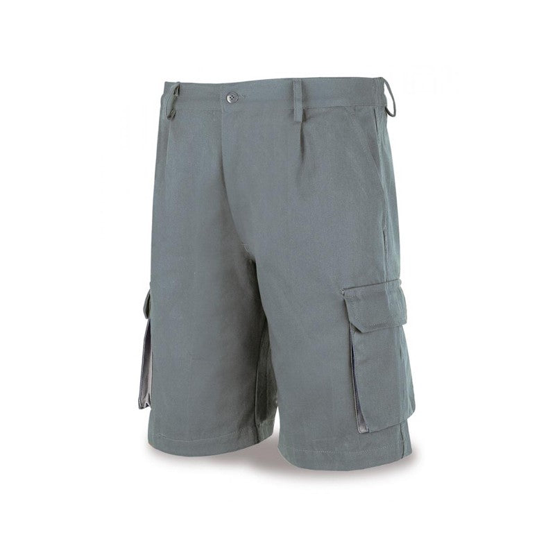 Bermudas de algodão com vários bolsos