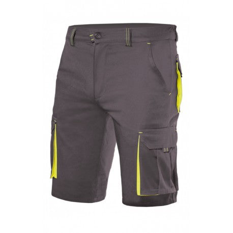 Bermuda bicolor en tejido Strech