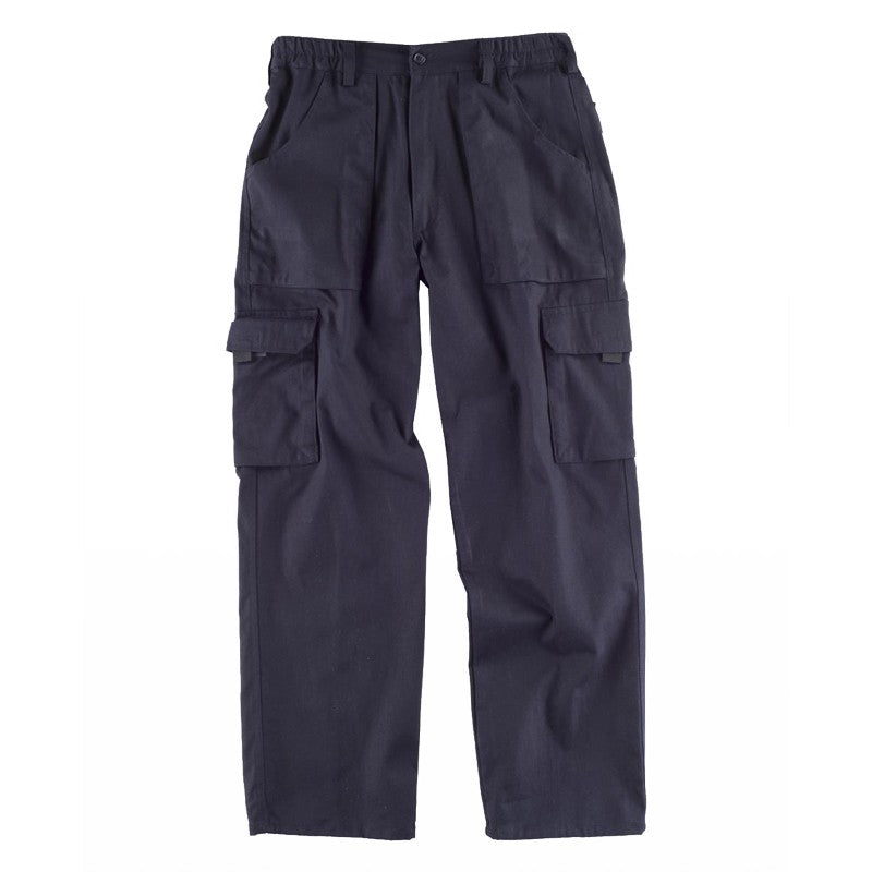 Pantalón multibolsillos Línea 4 con trabillas y elástico en cintura