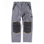 Pantalón con cintura elástica, multi bolsillos, bicolor, vivos en rojo/naranj - KRNN Prove