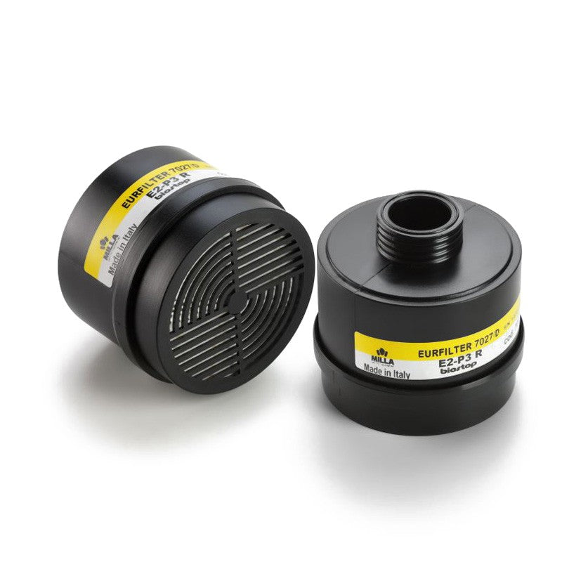 Filtro Honeywell E2P3 para gases, ácidos e partículas. Caixa de 4 unidades.