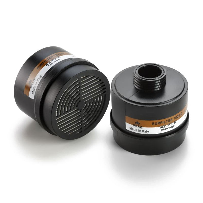 Filtro Honeywell A2P3 para gases, vapores e partículas. Caixa de 4 unidades.