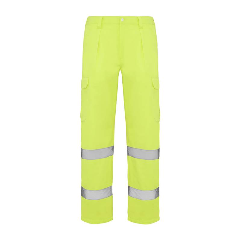 Pantalón alta visibilidad amarillo Alfa