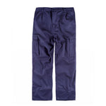 Pantalón con cintura elástica, multibolsillos. 100% Algodón.