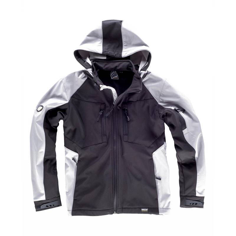 Chaqueta de hombre SoftShell con capucha
