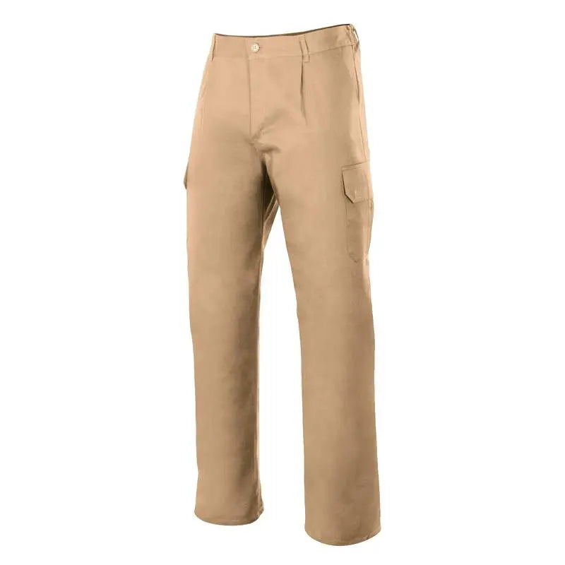 Pantalón laboral multibolsillos tergal con elástico en la cintura, cómodo y ligero - KRNN Prove