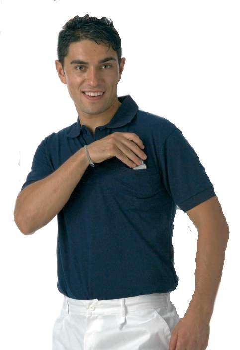 Polo manga corta con bolsillo - S6502