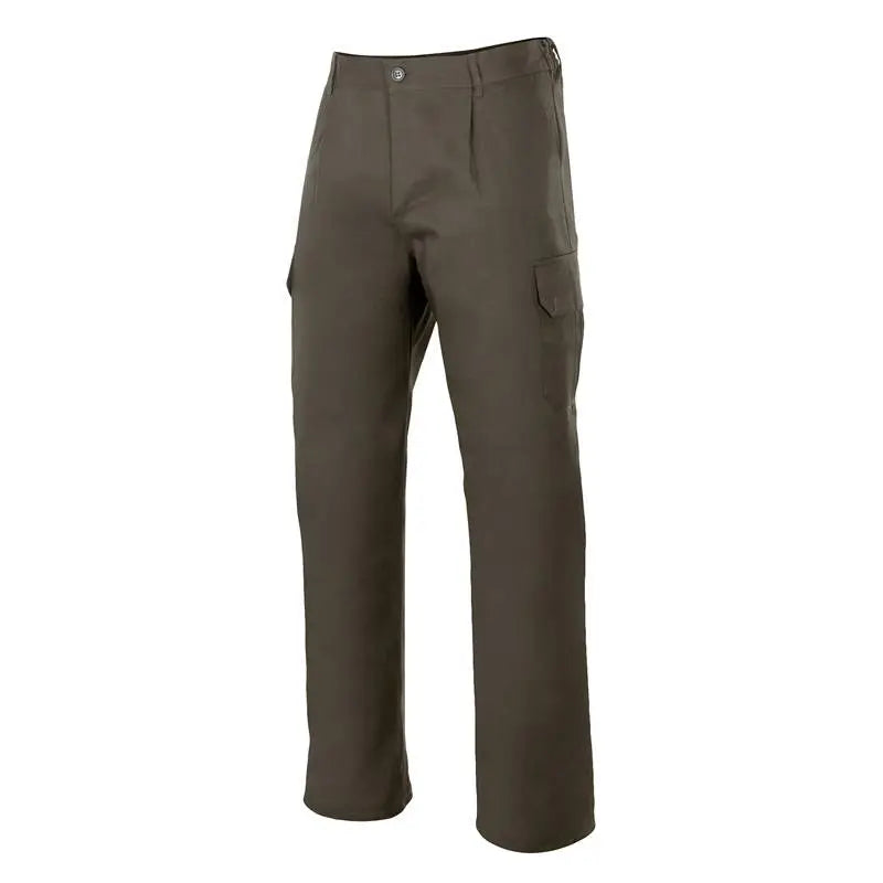 Pantalón laboral multibolsillos tergal con elástico en la cintura, cómodo y ligero - KRNN Prove