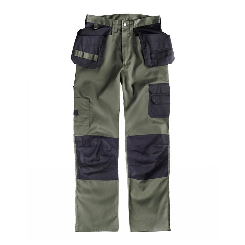 Pantalón de cintura no elástica, bolsillos exteriores tipo cargo y rodilleras combinadas - KRNN Prove