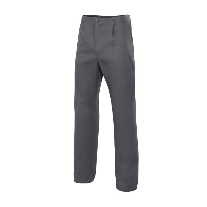 Pantalón con pinzas. Elástico en la cintura