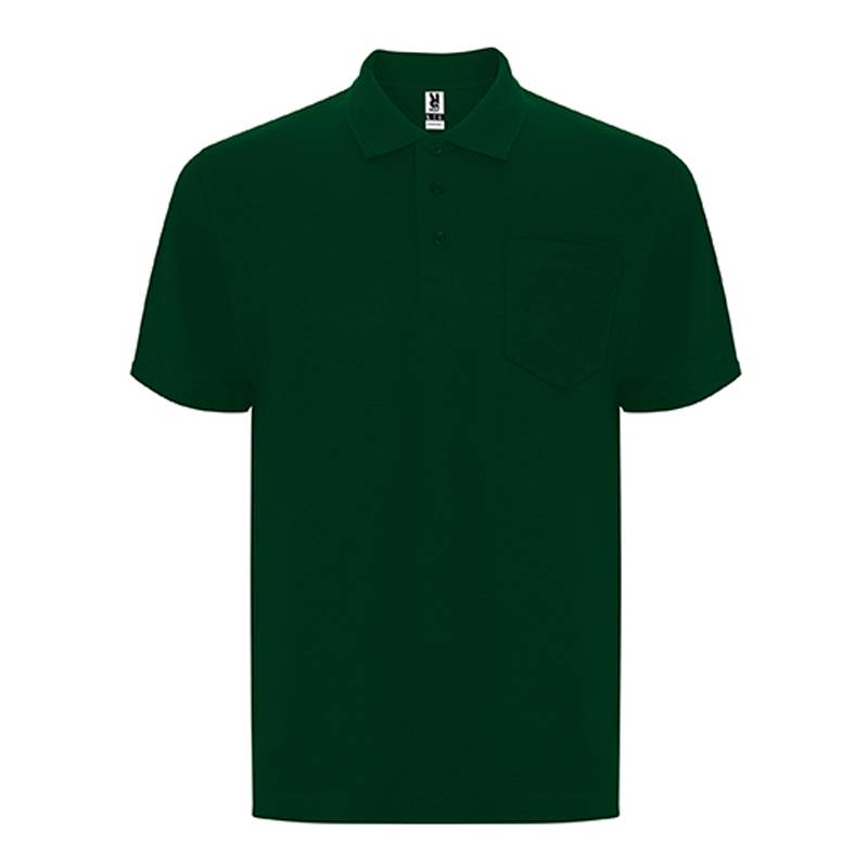 Polo premium manga corta con bolsillo