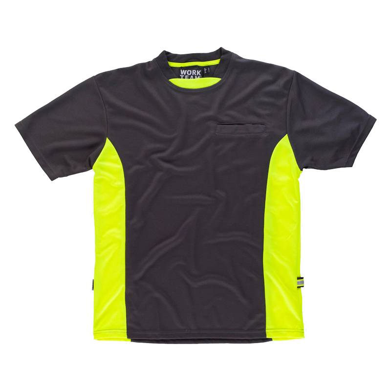 Camiseta malla manga corta línea 6