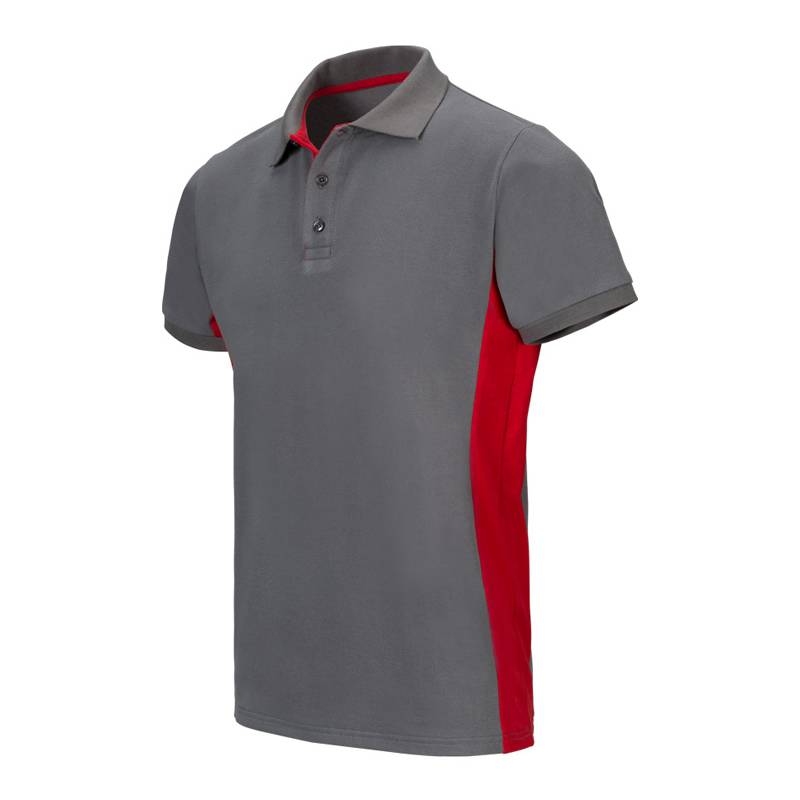 Polo de trabajo bicolor manga corta Velilla 105504