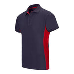 Polo de trabajo bicolor manga corta Velilla 105504