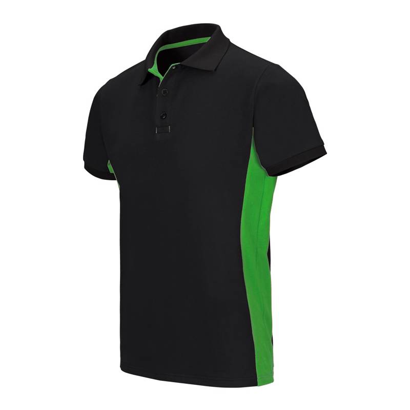 Polo de trabajo bicolor manga corta Velilla 105504