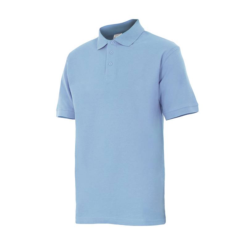 Polo de trabajo en manga corta sin bolsillo
