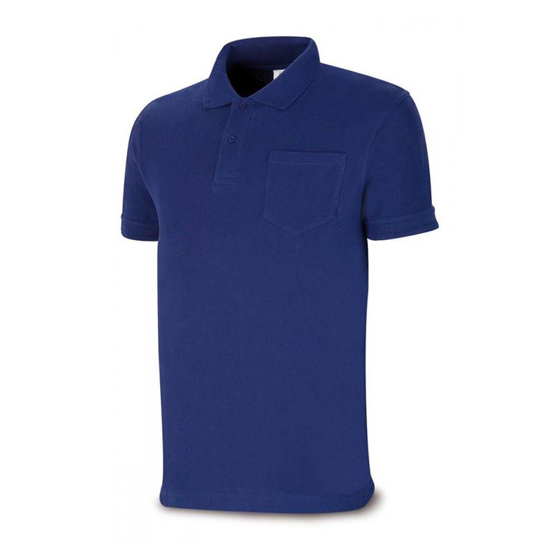 Polo de trabajo de manga corta con un bolsillo