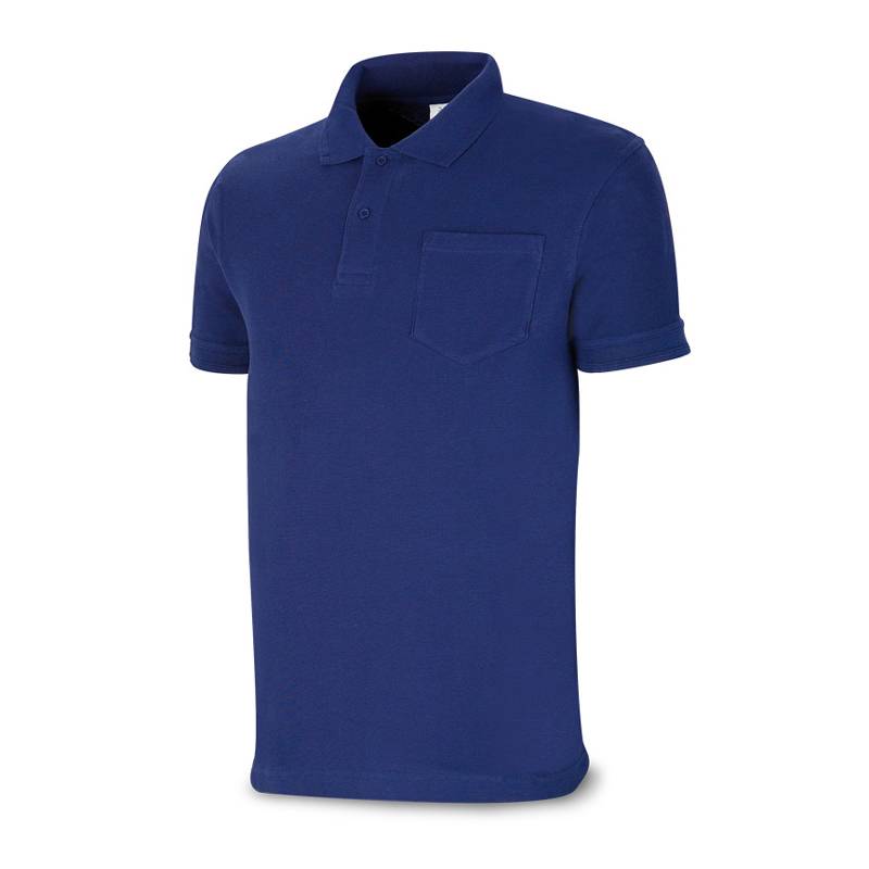 Polo de trabajo de manga corta con un bolsillo
