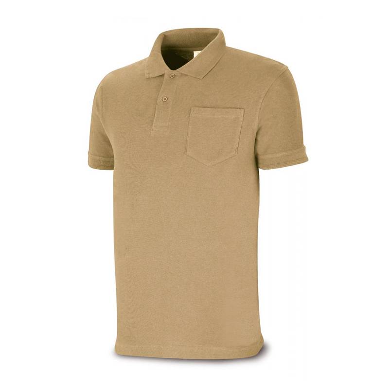 Polo de trabajo de manga corta con un bolsillo