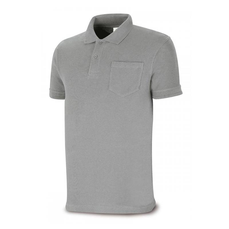 Polo de trabajo de manga corta con un bolsillo